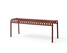Lavica Palissade Bench, iron red
