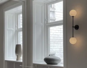 Nástenná lampa Drop Bulb, grey