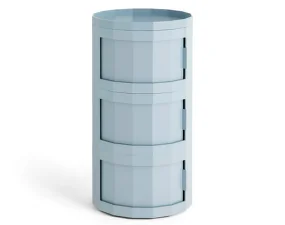 Úložný stolík Facet Cabinet 30, misty blue