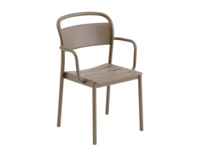 Stolička Linear Steel Armchair, taupe