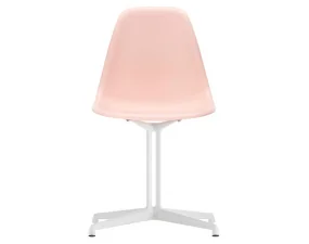Stolička Eames DSL, pale rose / white