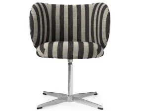 Jedálenská stolička Rico Swivel, Louisiana sand / black