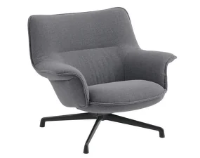 Kreslo Doze Lounge Chair Low Swivel, Ocean 80 / anthracite black