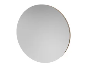 Zrkadlo Vala Round Ø100 cm, lacquered oak