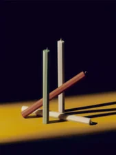 Sviečky Hexagon Candle set 4ks, forest