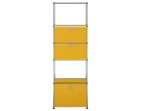 Policová zostava USM Haller M52, golden yellow