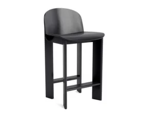 Barová stolička Chisel 35 H65, black lacquered oak