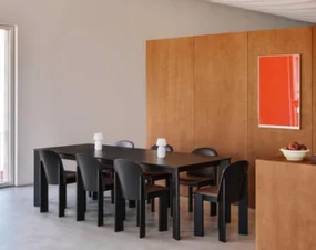 Stôl Chisel 30 Rectangular 250x95 cm, black lacquered oak