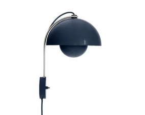 Nástenná lampa Flowerpot VP8, steel blue