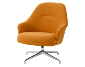 Kreslo Rely HW139 s podrúčkami, polished aluminium / Gentle 0443