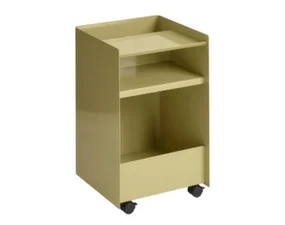 Stolík Folded Trolley Low Open, dark beige green