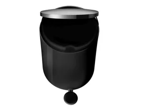 Pedálový odpadkový kôš 7 l, black