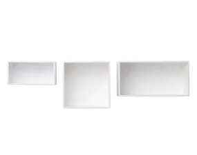 Polica Mini Stacked large, white