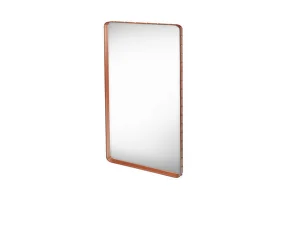 Zrkadlo Adnet Rectangulaire M, tan