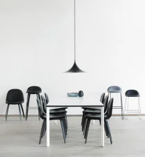 Závesná lampa Semi 47, matt black