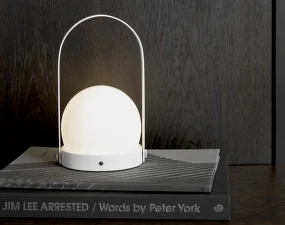 Prenosná LED lampa Carrie, black