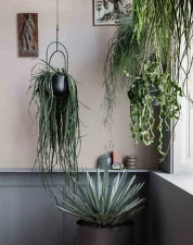 Kvetináč Hanging Deco Pot, black