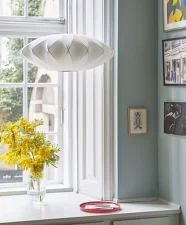 Lampa Nelson Saucer Crisscross Bubble M