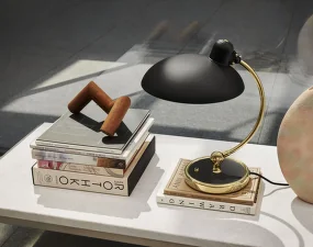 Stolná lampa Kaiser Idell™ Luxus, matt black / brass