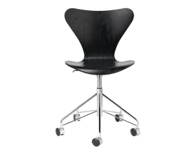 Stolička Series 7™ s otočnou podnožou, black / chrome