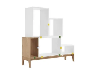 Policový diel Stacked Medium, brown green