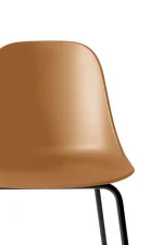 Stolička Harbour Side Chair, black tube base / khaki
