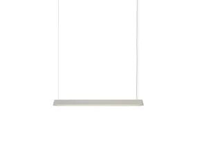 Závesné svietidlo Linear 87,2 cm, grey