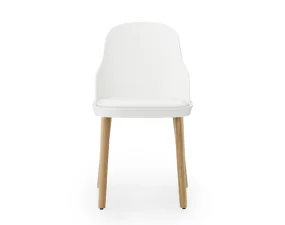 Stolička Allez Chair Oak/Leather, white