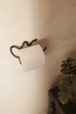 Držiak na toaletný papier Curvature Toilet Paper Holder, black brass