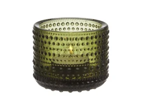 Svietnik na čajovú sviečku Kastehelmi, moss green