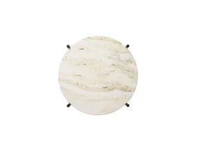 Stolík TS Ø 40, neutral white travertine