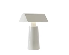 Prenosná lampa Caret, silk grey