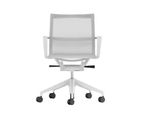 Kancelárska stolička Physix, soft grey / silver grey