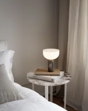 Prenosná lampa Kizu, Gris du Marais marble
