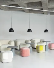Pouf Circus small, blush