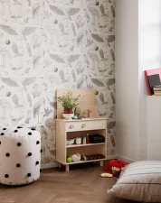 Pouf Dot, Sand/Black