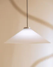 Závesná lampa Aline 58, aluminium