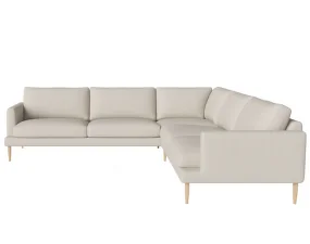 Pohovka Veneda 6-miestna, white pigmented oiled oak/Ascot beige