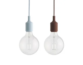 Závesná LED lampa E27, deep red