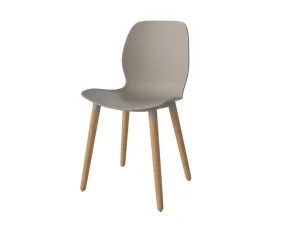 Jedálenská stolička Seed Wood, oiled oak / mocca