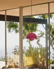 Závesná lampa Flowerpot VP1, vermilion red
