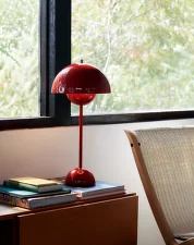 Stolná lampa Flowerpot VP3, vermilion red