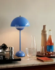 Stolná lampa Flowerpot VP3, swim blue