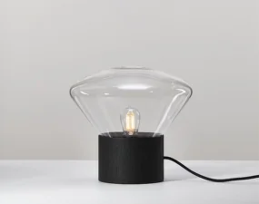 Stolová lampa Muffins MINI WOOD 06 PC910, clear / black stained oak
