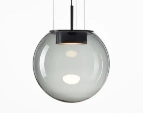 Závesné svietidlo Orbis 500 PC1291, smoke grey / black matte