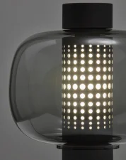 Stolová lampa Bonbori Small PC1164, smoke brown / black matte