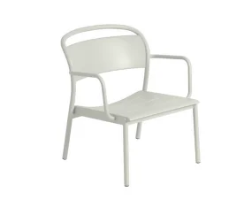 Kreslo Linear Steel Lounge Armchair, grey