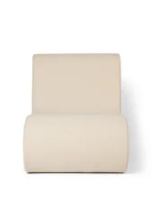 Outdoorové kreslo (stredový modul) Rouli, off-white