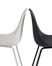 Stolička Fiber Side Chair Sled Base, ochre