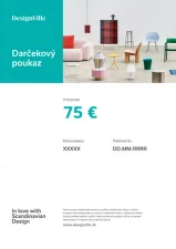 Elektronický darčekový poukaz v hodnote 75 €
